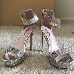 Silver heels